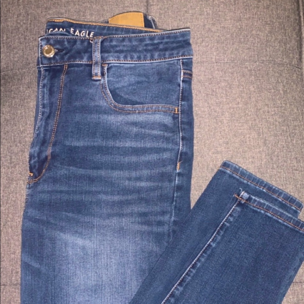 AMERICAN EAGLE 360 STRETCH HIGH RISE